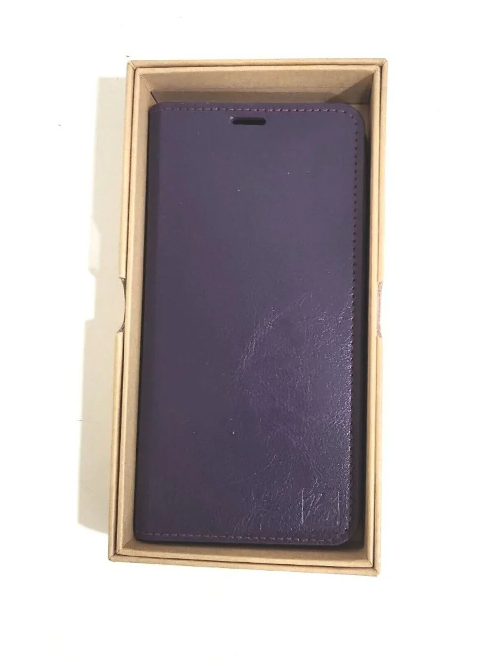 Belemay Case for iPhone 13 Pro Max Purple Plus Case Wallet-Genuine Leather Case